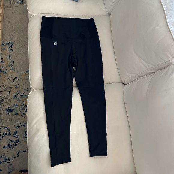 Black Egg Whisperer Fertility Pants Size Large - Picture 3 of 4